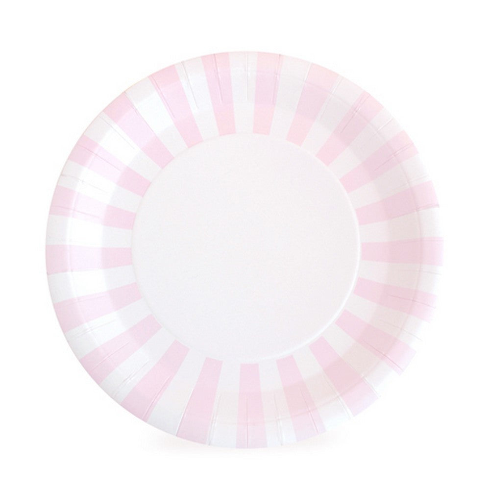 PINK MARSHMALLOW PLATES (12 pack)