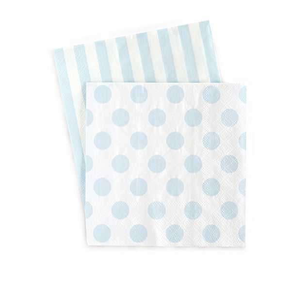 POWDER BLUE NAPKINS<br>(20 pack)