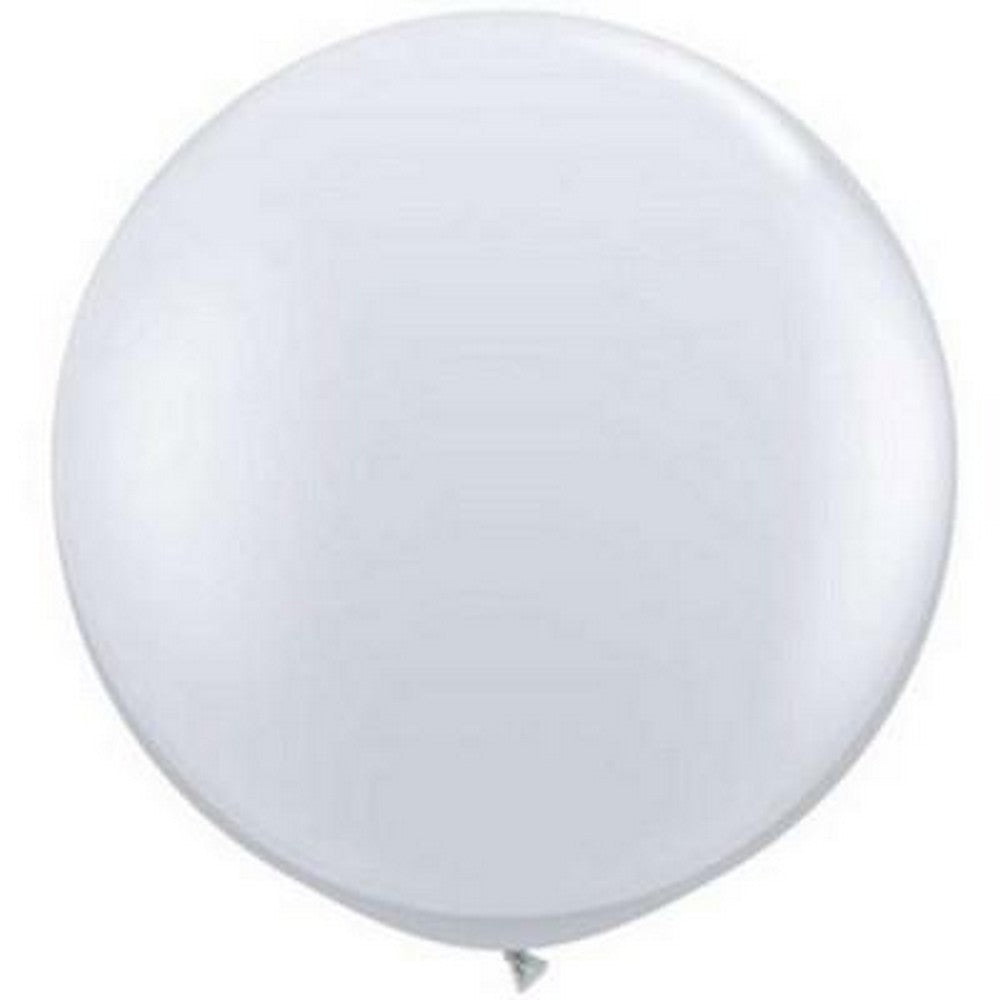 JEWEL DIAMOND CLEAR <BR> GIANT BALLOONS 90CM (2 pack)