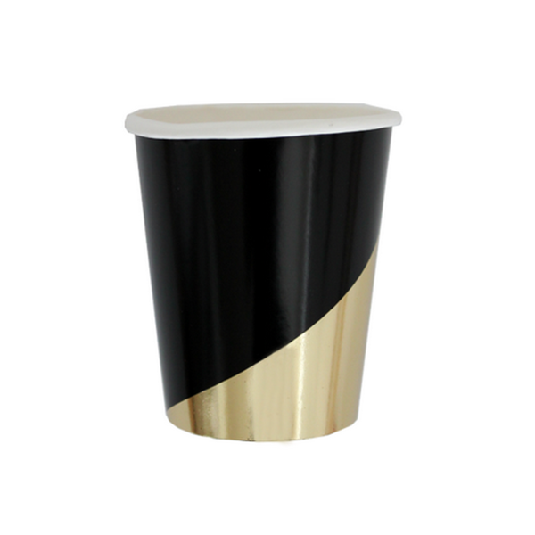 NOIR - COLOUR BLOCK CUPS (8 pack)