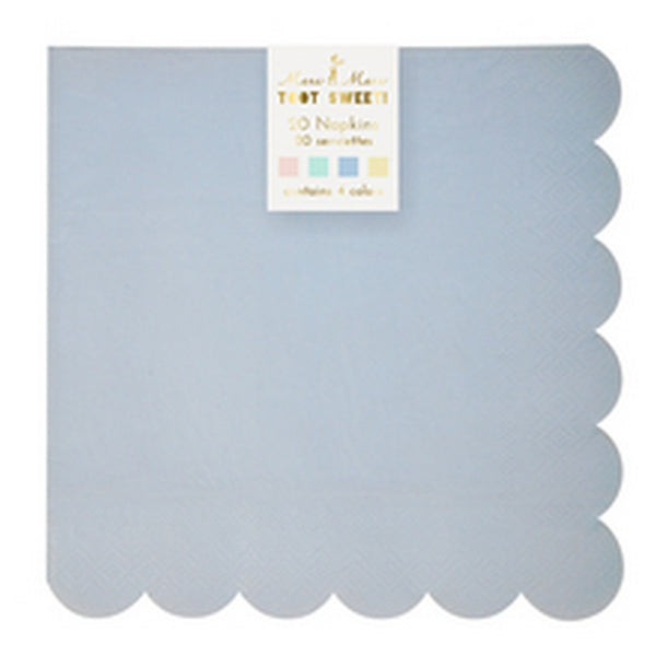 PASTEL LARGE NAPKINS <BR>(20 pack)