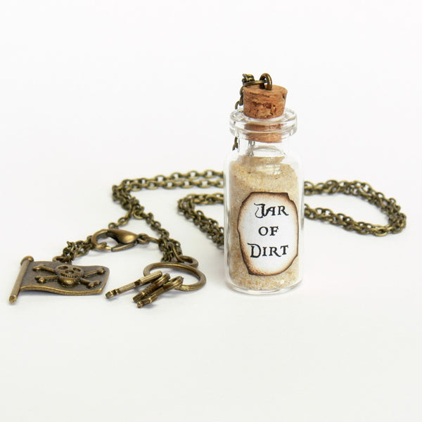 PIRATE "JAR OF DIRT" NECKLACE