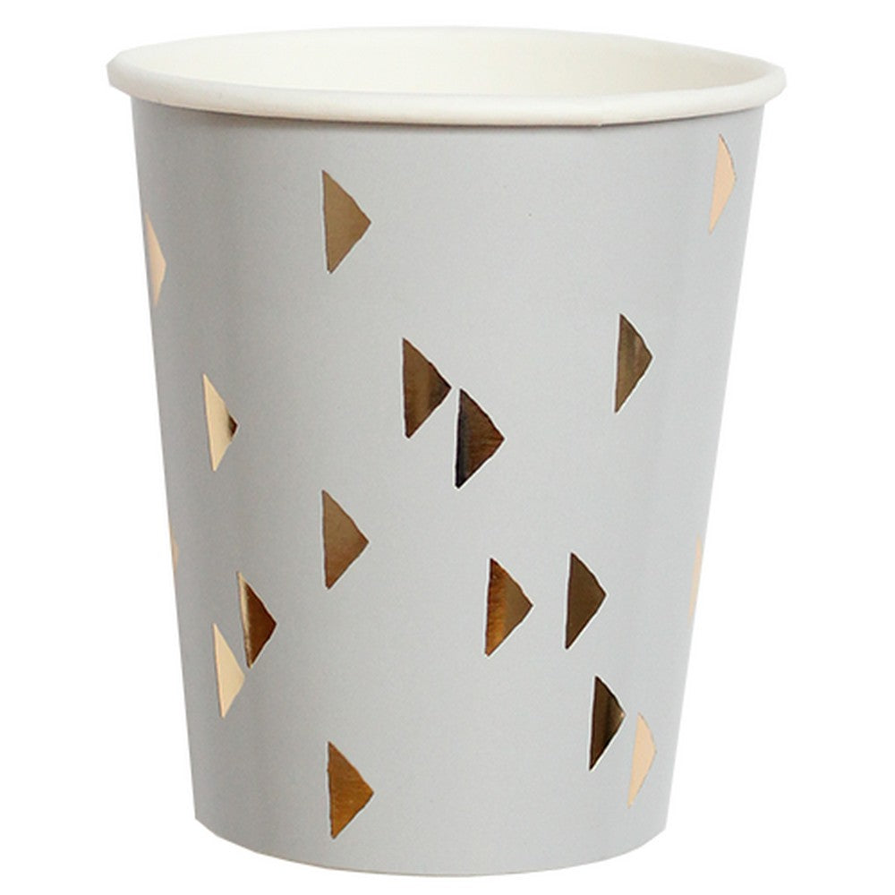 WANDER GOLD TRIANGLE <br> PARTY CUPS (8 pack)