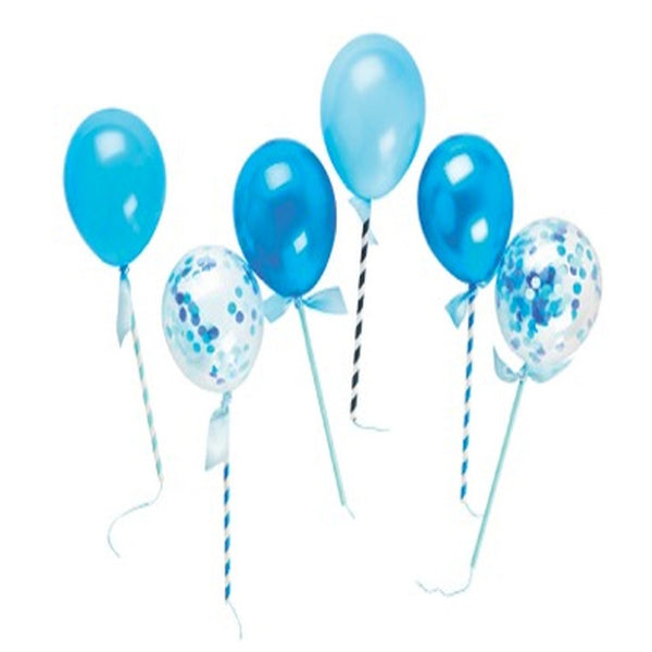 BLUE BALLOON POPS<BR>(6 pack)
