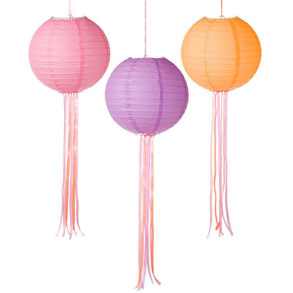 MALIBU PAPER LANTERNS<BR> (3 pack)