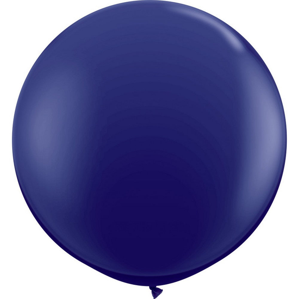 NAVY BLUE GIANT BALLOONS <br>90CM (2 pack)