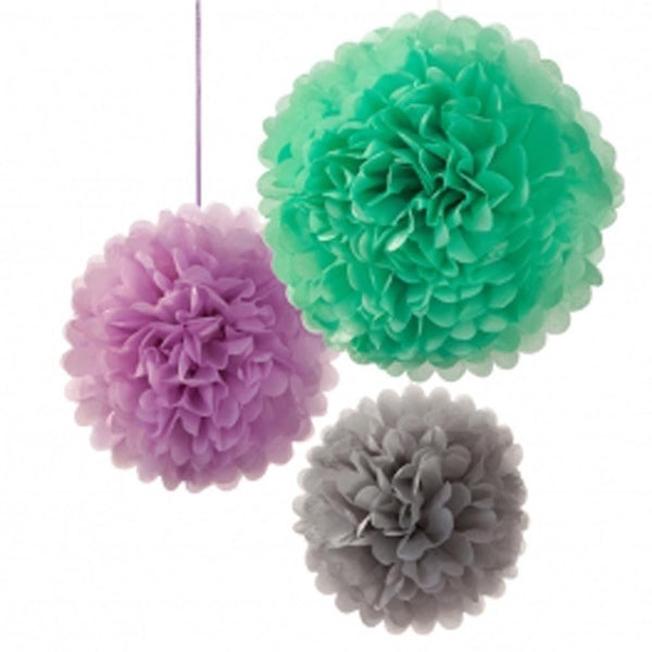 MACAROON POMPOM MIX (3 pack)