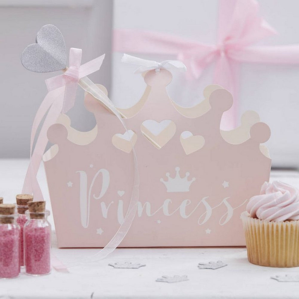 PRINCESS CROWN PARTY BOXES (5 pack)
