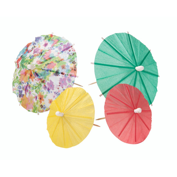 FLORAL FIESTA PARASOLS<BR> (24 pack)