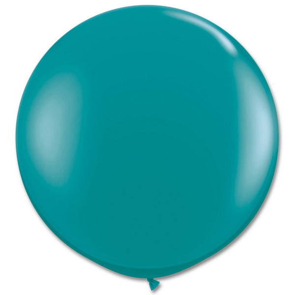 TEAL GIANT BALLOONS 90CM (2 pack)